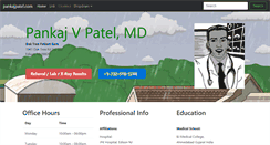 Desktop Screenshot of pankajpatel.com